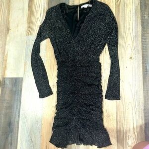 Hyfve Black glitter dress